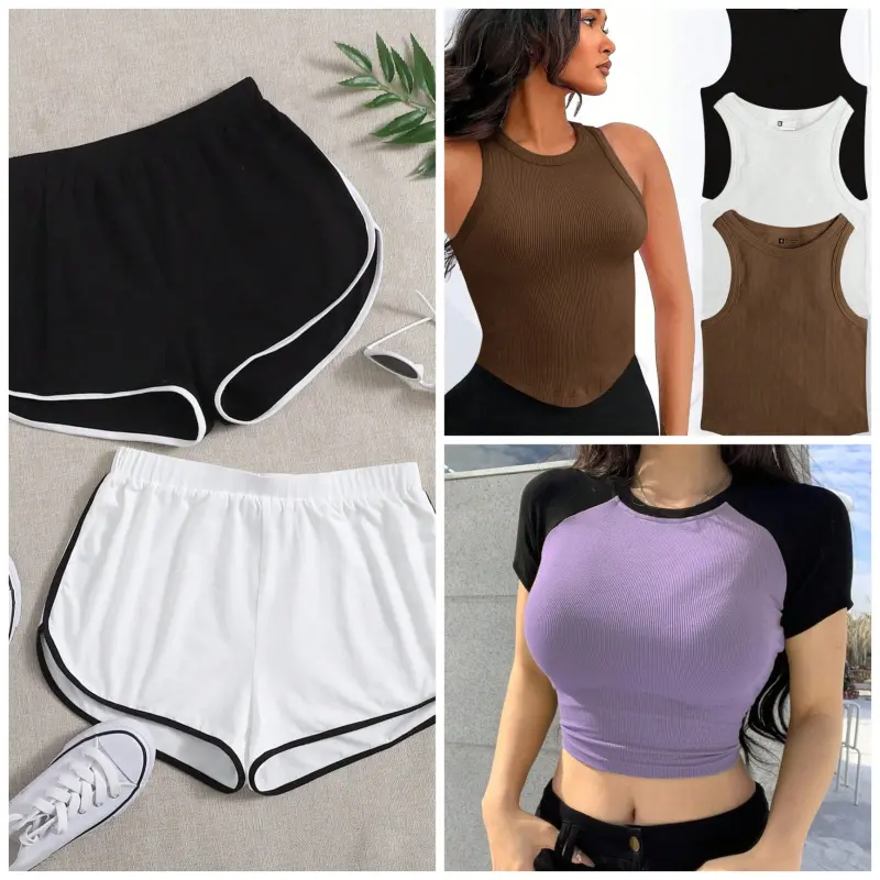basic crop tees